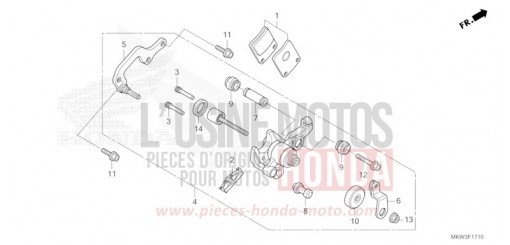 MACHOIRE DE FREIN DE PARKING NC750XDP de 2023